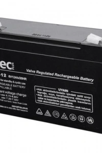 6V 12 AH Kuru Bakımsız Akü