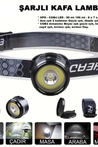 7 Mod Şarjlı Kafa Ve Kamp Lambası Wt-618