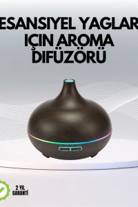 7 Renk Işıklı Ultrasonik Hava Difüzörü – Sessiz ve Güvenli Kullanım