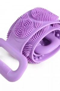 70 cm Çift Taraflı Sırt Kesesi -Silikon Duş Kesesi - Peeling Banyo Kesesi