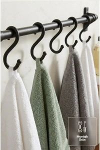 8 Kancalı Yapışkanlı Askı Aparatı