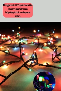 8 Modlu LED Işık Zinciri İç Mekan Dekoratif Aydınlatma