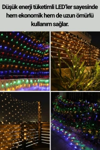 8 Modlu LED Işık Zinciri İç Mekan Dekoratif Aydınlatma