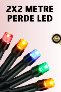 8 Modlu Zaman Ayarlı LED Perde Işık – Bahçe ve Balkon Dekorasyonu