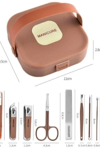 8 Parça Çantalı Manikür Seti