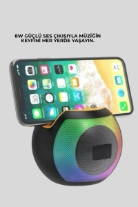 8 Saat Çalma Süreli Taşınabilir Bluetooth Hoparlör