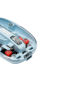 800 1600 DPI Ayarlanabilir Mavi Kablosuz Mouse Pilli
