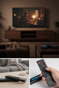 8K Android TV Stick Bas Konuş Destekli Güçlü Performans