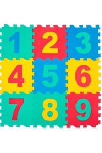 9 Parça Sayılar Puzzle Yer Matı