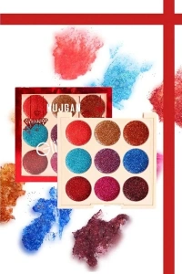 9 Renk Glitter Diamond Far Paleti - 2li Set