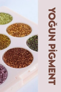 9 Renk Glitter Diamond Far Paleti - 2li Set