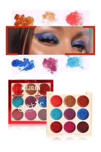 9 Renk Glitter Diamond Far Paleti - 2li Set