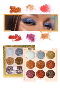 9 Renk Glitter Diamond Far Paleti - 2li Set