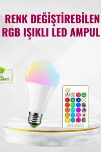 9 Watt Beyaz Işık ve Renk Ayarlı Akıllı LED Ampul