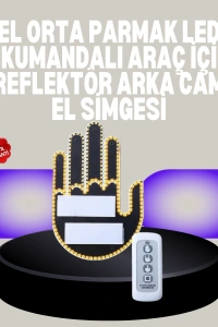 A Kalite Uzaktan Kumandalı LED Park Uyarı Işığı El Figürlü Model
