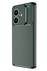 A3 Kılıf Auto Focus Karbon Kapak - Koyu Yeşil