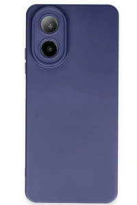 A38 Kılıf Nano içi Kadife Silikon - Lacivert