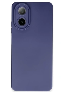 A38 Kılıf Nano içi Kadife Silikon - Lacivert