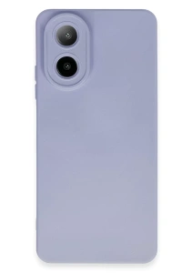 A38 Kılıf Nano içi Kadife Silikon - Lila