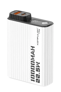 A40Q 10.000 mAh PD 20W Mini Powerbank - Siyah-Beyaz