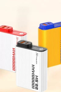 A40Q 10.000 mAh PD 20W Mini Powerbank - Siyah-Beyaz