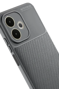 A5 Pro 4G Kılıf Auto Focus Karbon Kapak - Gri