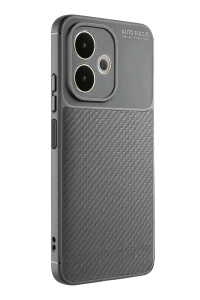 A5 Pro 4G Kılıf Auto Focus Karbon Kapak - Gri