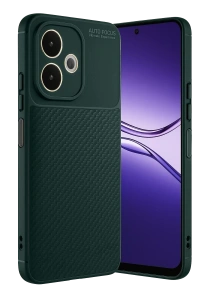 A5 Pro 4G Kılıf Auto Focus Karbon Kapak - Koyu Yeşil