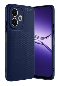 A5 Pro 4G Kılıf Auto Focus Karbon Kapak - Lacivert