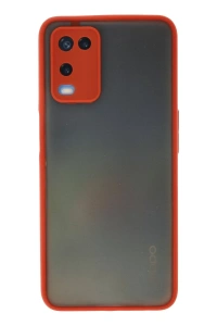A54 4G Kılıf Montreal Silikon Kapak - Kırmızı