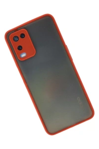 A54 4G Kılıf Montreal Silikon Kapak - Kırmızı