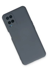 A54 4G Kılıf Nano içi Kadife Silikon - Gri