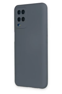 A54 4G Kılıf Nano içi Kadife Silikon - Gri