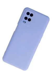 A54 4G Kılıf Nano içi Kadife Silikon - Lila