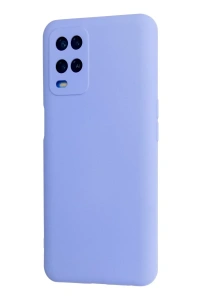 A54 4G Kılıf Nano içi Kadife Silikon - Lila