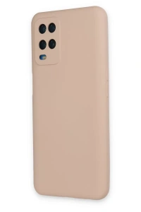 A54 4G Kılıf Nano içi Kadife Silikon - Pudra