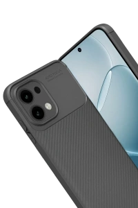 A6 Pro 4G Auto Focus Karbon Kapak - Gri