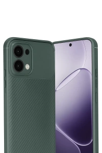 A6 Pro 4G Auto Focus Karbon Kapak - Koyu Yeşil