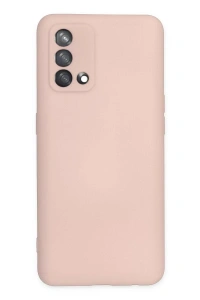 A74 4G Kılıf Nano içi Kadife Silikon - Pudra