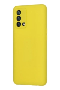 A74 4G Kılıf Nano içi Kadife Silikon - Sarı