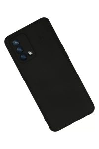 A74 4G Kılıf Nano içi Kadife Silikon - Siyah