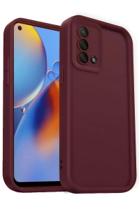 A74 4G Kılıf Viera Silikon - Bordo