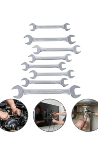 Açık Ağız Kombine Anahtar Seti 8 Ölçü Dayanıklı Yapı