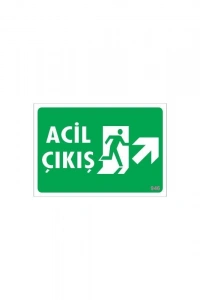 Acil Çıkış Uyarı Levhası 17,5x25 KOD: 946