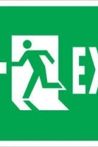Acil Çıkış Uyarı Levhası 17,5x25 KOD:952