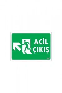 Acil Çıkış Uyarı Levhasi 25x35 KOD: 947
