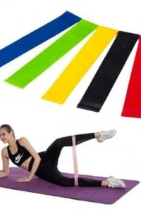 Aerobik Bant 5 Li Pilates Yoga Bandı ***