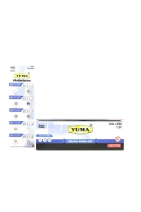 AG4 LR-66 DÜĞME PİL ALKALİN 1.5V 10LU KART - YUMA
