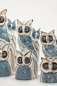 Ahşap 3lü Baykuş Seti Model 6