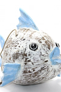 Ahşap Balık Figürü